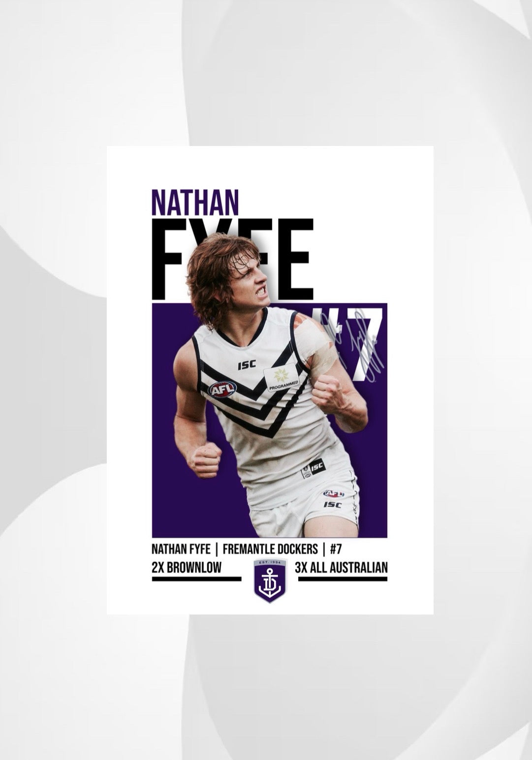 Nathan Fyfe | Fremantle AFL Poster