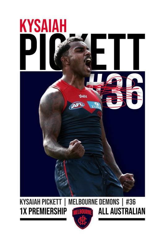 Kysaiah Pickett | Melbourne AFL Poster