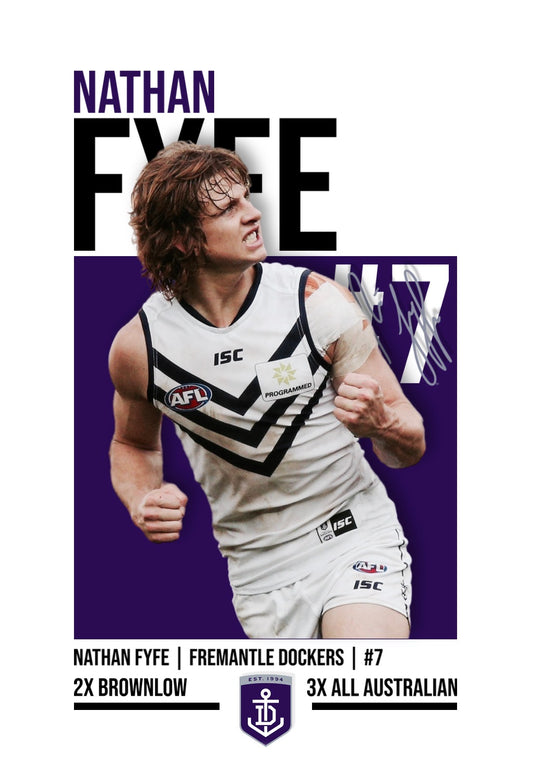Nathan Fyfe | Fremantle AFL Poster