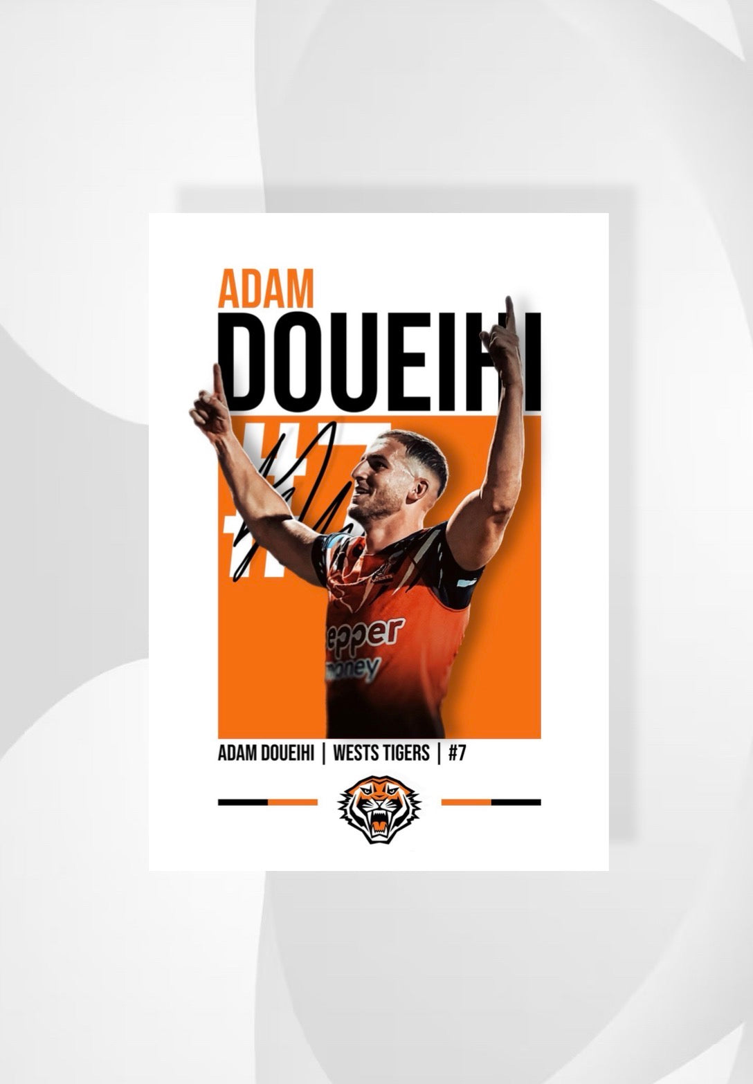 Adam Doueihi | Wests Tigers NRL Poster