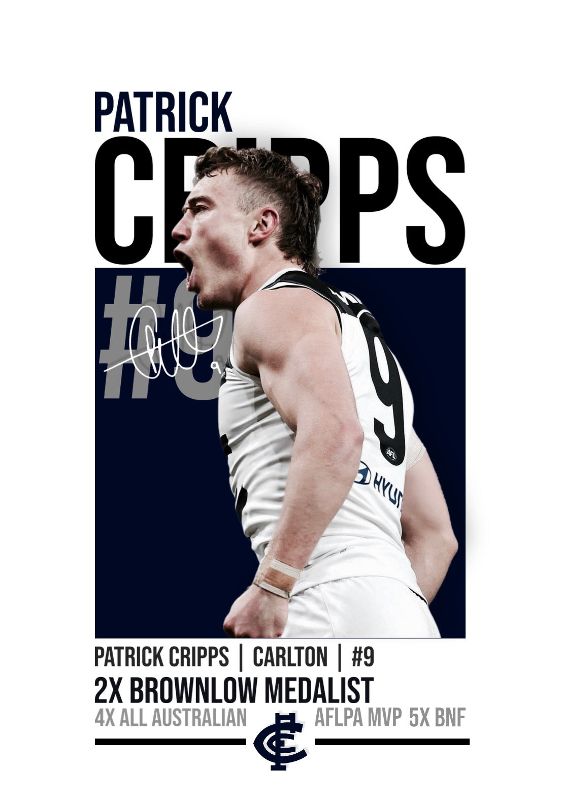 Patrick Cripps Poster (Digital)