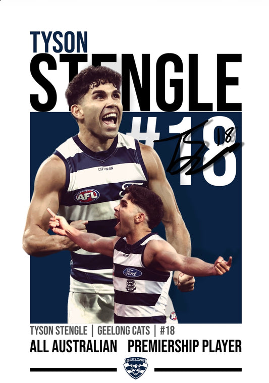 Tyson Stengle | Geelong AFL Poster
