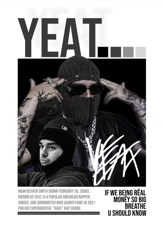 Yeat | Music Artist Poster