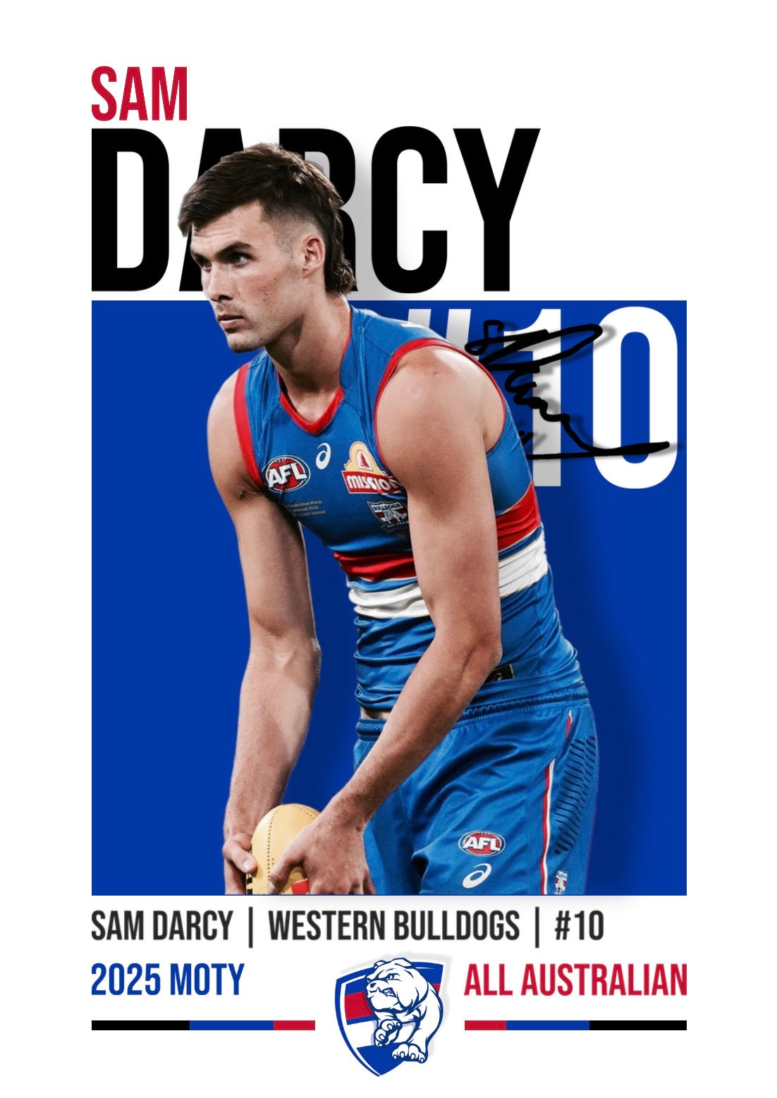 Western Bulldogs Bundle | Bontempelli, Richards, Jones, Darcy AFL Poster Value Pack