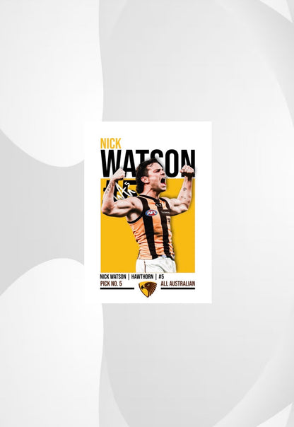 Nick Watson | Hawthorn AFL Poster