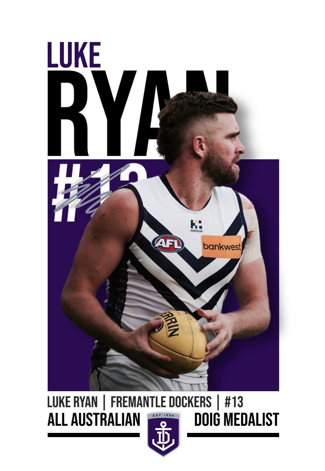 Luke Ryan | Fremantle AFL Poster