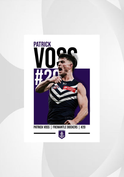 Patrick Voss | Fremantle AFL Poster