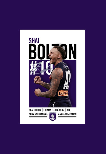 Shai Bolton | Fremantle AFL Poster