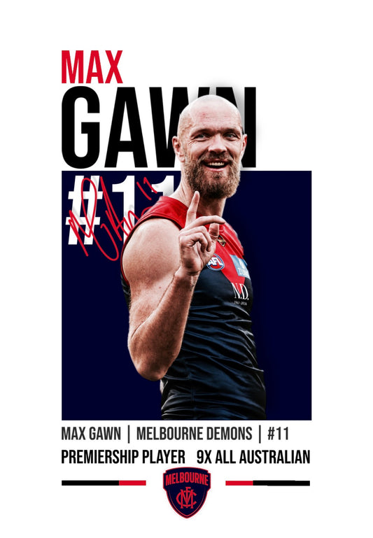 Max Gawn | Melbourne AFL Poster