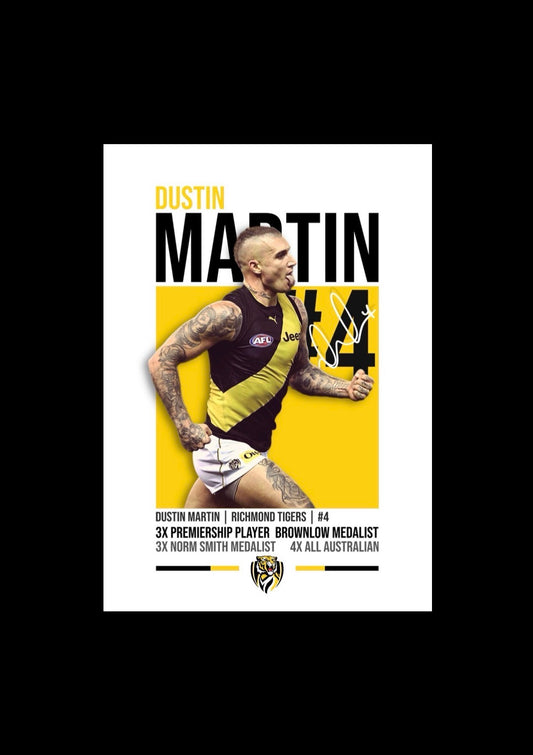 Dustin Martin | Richmond Tigers AFL Poster