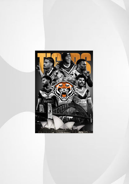 2026 Wests Tigers | NRL Team Poster
