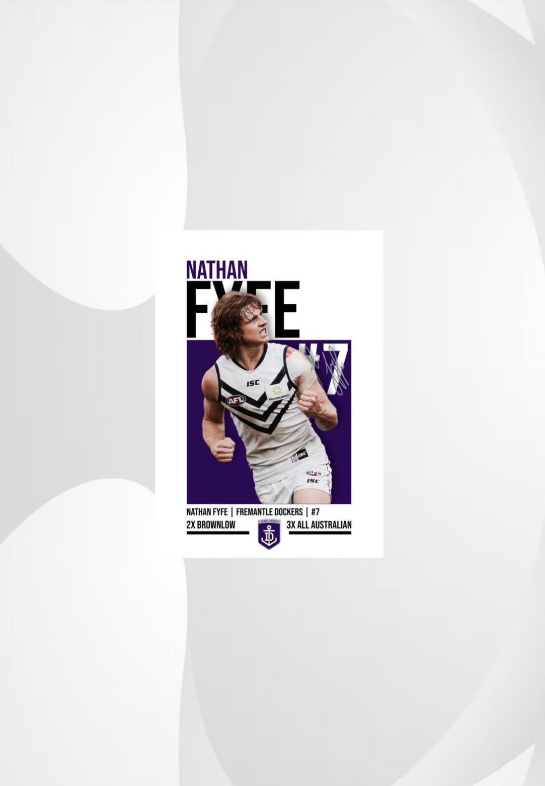Nathan Fyfe | Fremantle AFL Poster