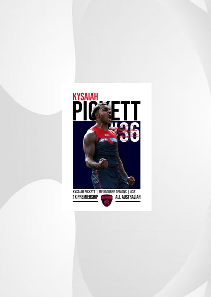 Kysaiah Pickett | Melbourne AFL Poster
