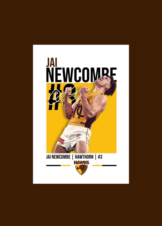 Jai Newcombe | Hawthorn AFL Poster