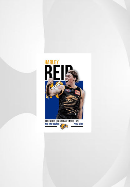 Harley Reid | West Coast AFL Poster