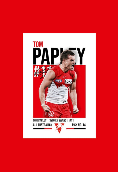 Tom Papley | Sydney Swans AFL Poster