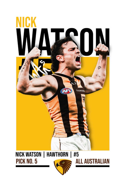 Nick Watson | Hawthorn AFL Poster