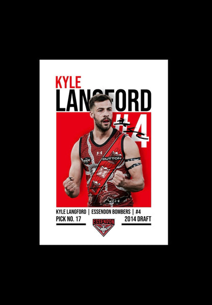 Kyle Langford | Essendon AFL Poster