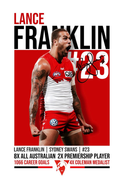 Lance Franklin | Sydney Swans AFL Poster
