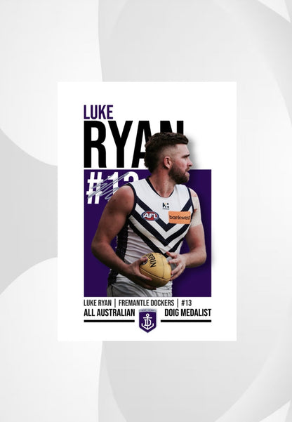 Luke Ryan | Fremantle AFL Poster
