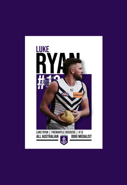Luke Ryan | Fremantle AFL Poster