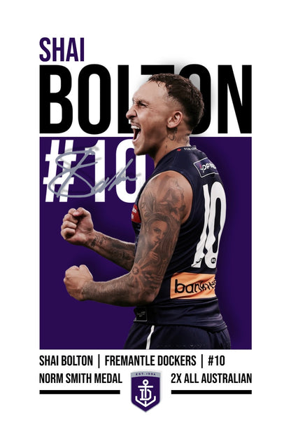 Shai Bolton | Fremantle AFL Poster