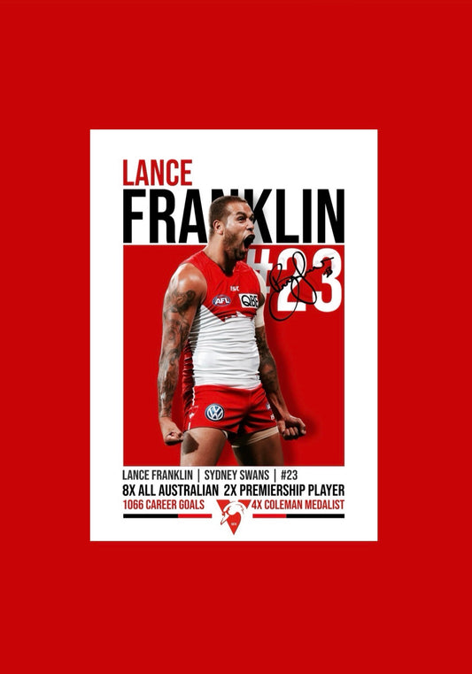 Lance Franklin | Sydney Swans AFL Poster