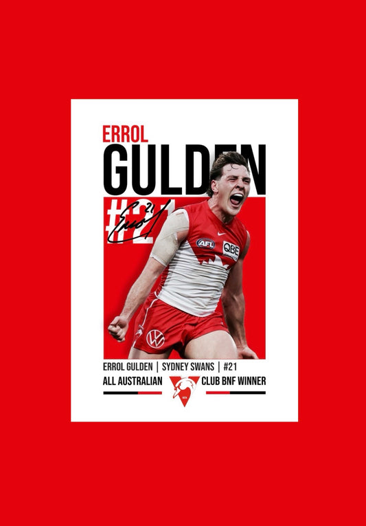 Errol Gulden | Sydney Swans AFL Poster