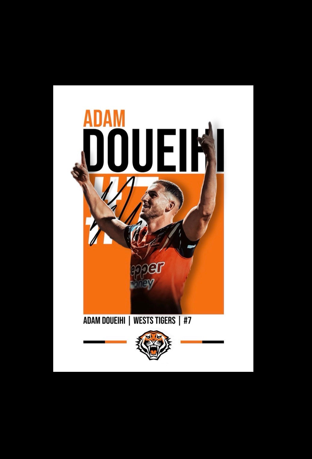 Adam Doueihi | Wests Tigers NRL Poster