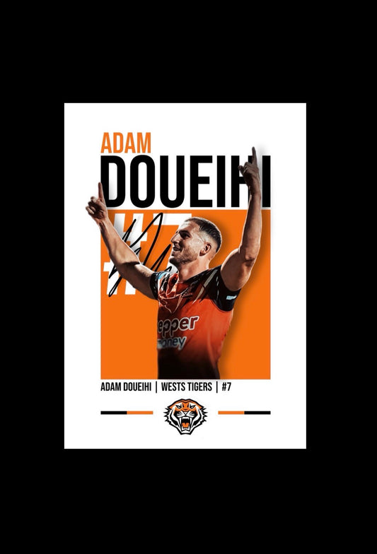 Adam Doueihi | Wests Tigers NRL Poster