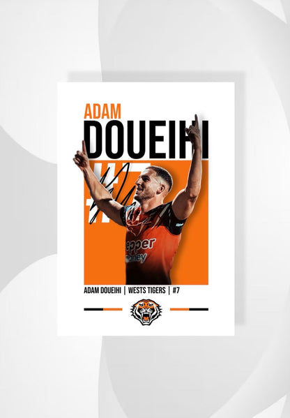 Adam Doueihi | Wests Tigers NRL Poster