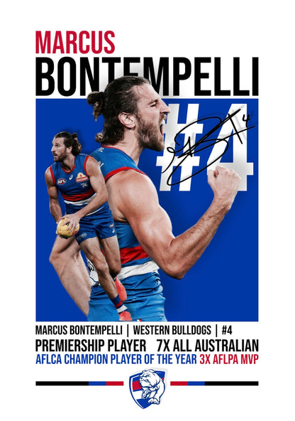 Western Bulldogs Bundle | Bontempelli, Richards, Jones, Darcy AFL Poster Value Pack
