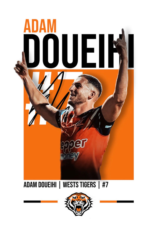 Adam Doueihi | Wests Tigers NRL Poster