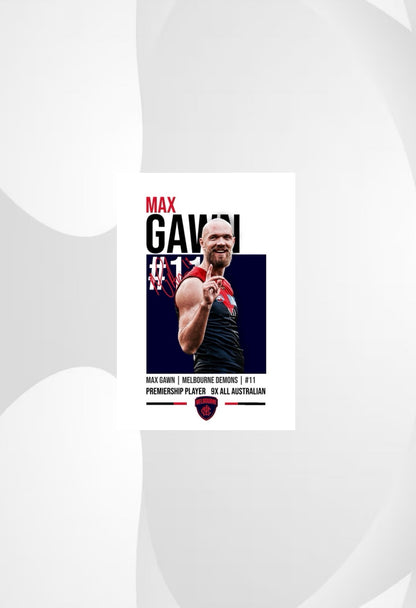 Max Gawn | Melbourne AFL Poster