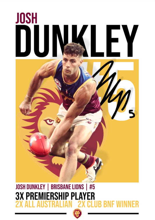 Josh Dunkley Poster (Digital)