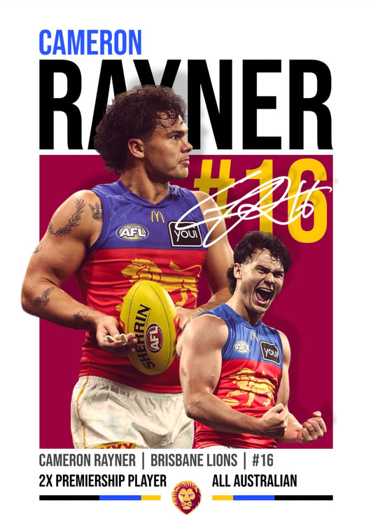 Cameron Rayner Poster (Digital)