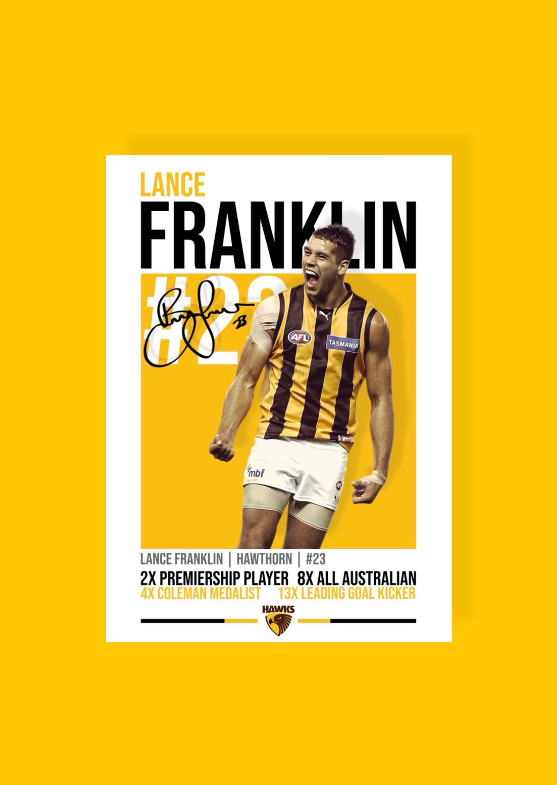Lance Franklin Hawthorn Poster