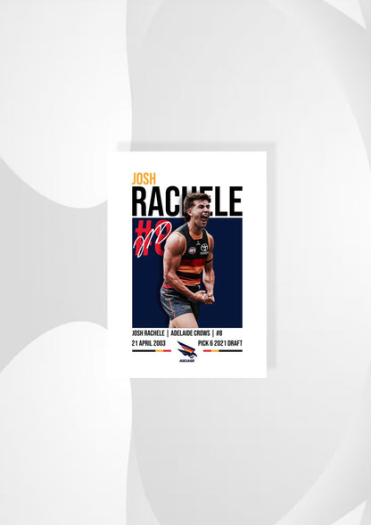 Josh Rachele | Adelaide Crows AFL Poster