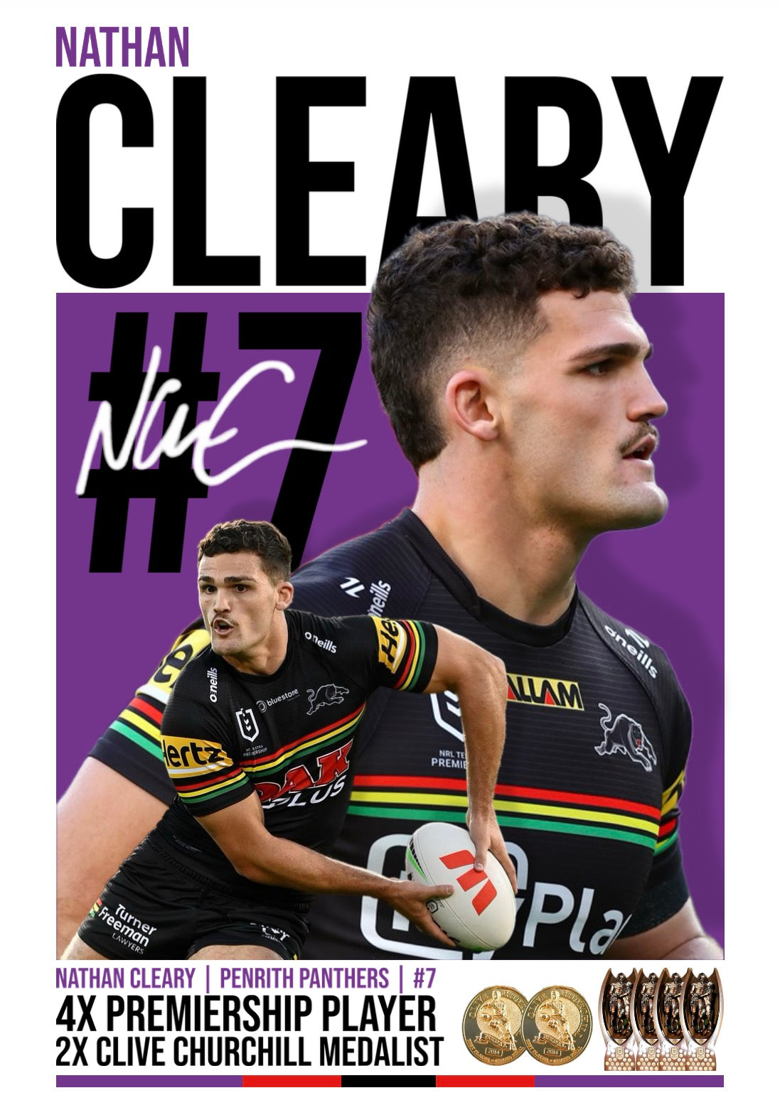 Nathan Cleary Poster