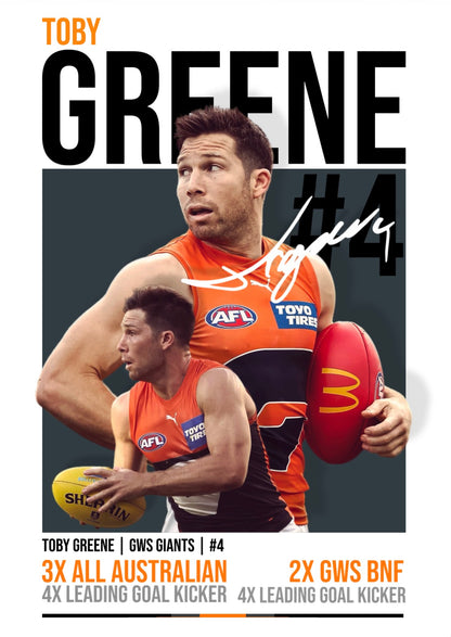 Toby Greene | GWS Giants AFL Poster