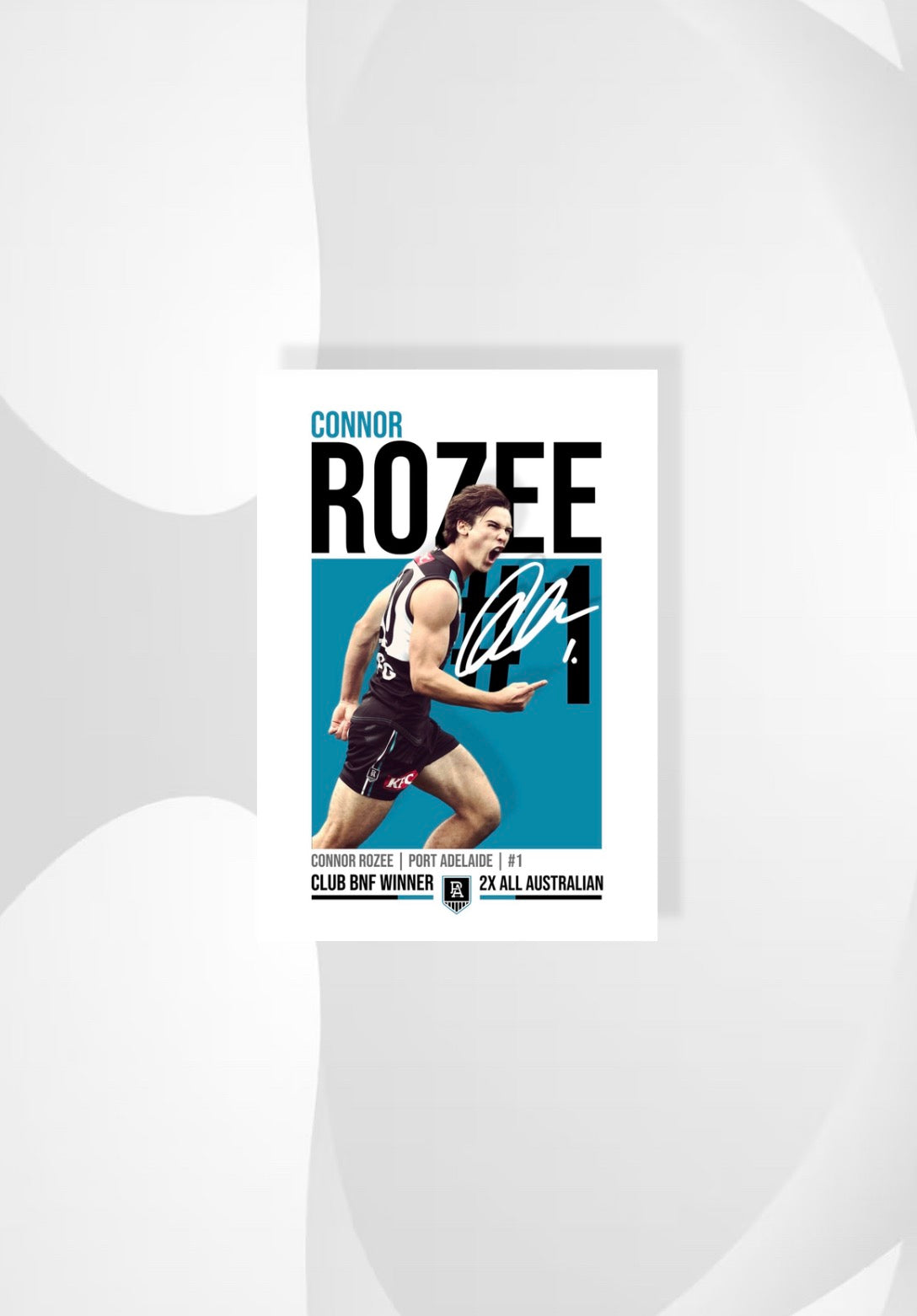 Connor Rozee | Port Adelaide AFL Poster