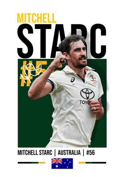 Mitchell Starc | Australia Cricket Poster