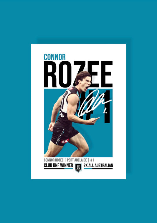 Connor Rozee | Port Adelaide AFL Poster