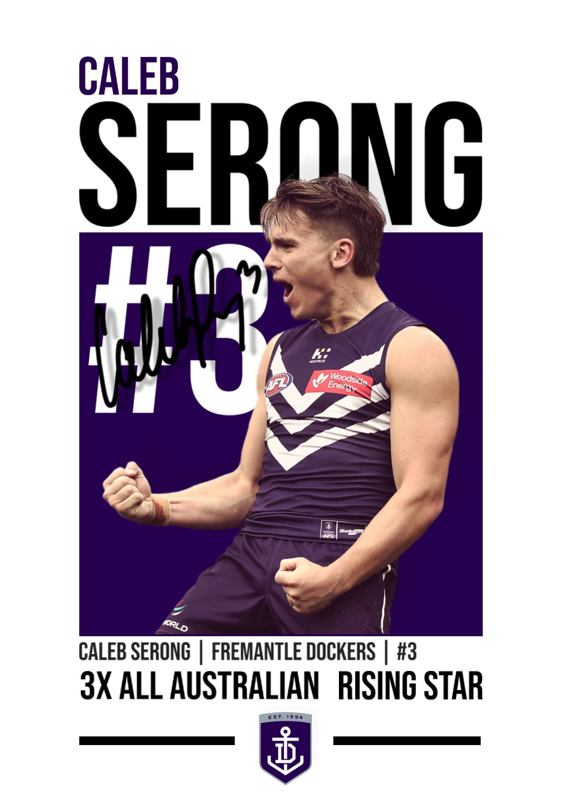 Caleb Serong Poster (Digital)