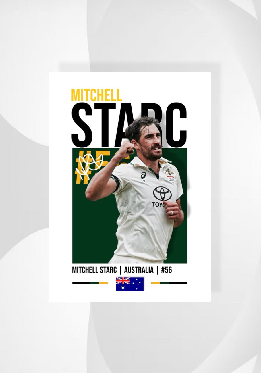 Mitchell Starc | Australia Cricket Poster