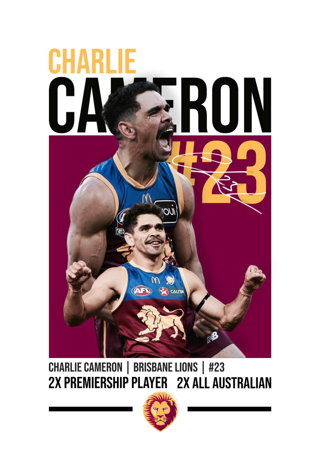 Charlie Cameron Poster (Digital)
