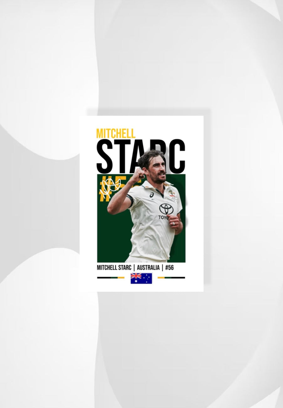 Mitchell Starc | Australia Cricket Poster