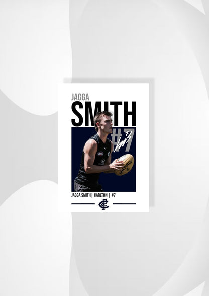 Jagga Smith | Carlton AFL Poster