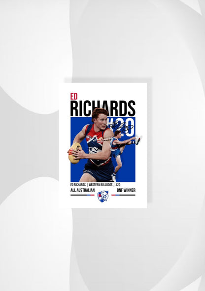 Ed Richards | Western Bulldogs AFL Poster