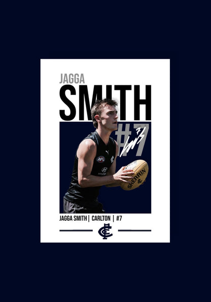 Jagga Smith | Carlton AFL Poster